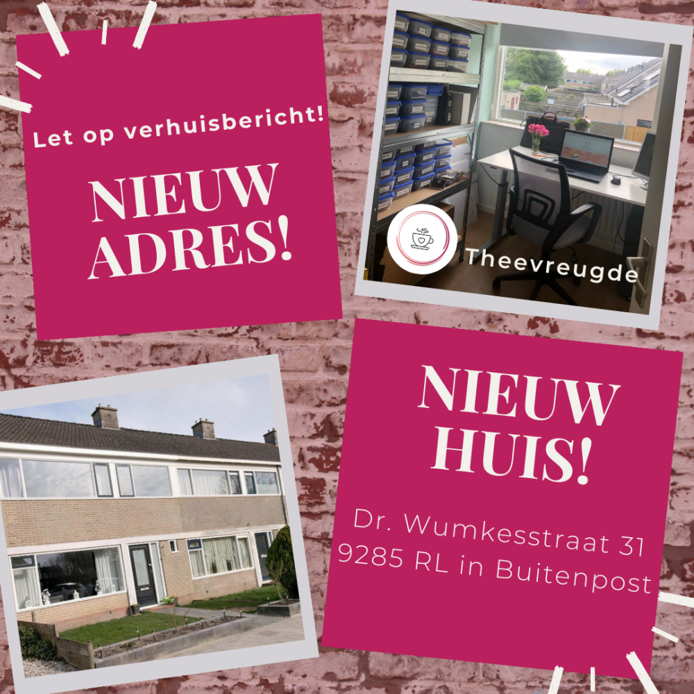 Nieuw adres! Nieuw Huis!